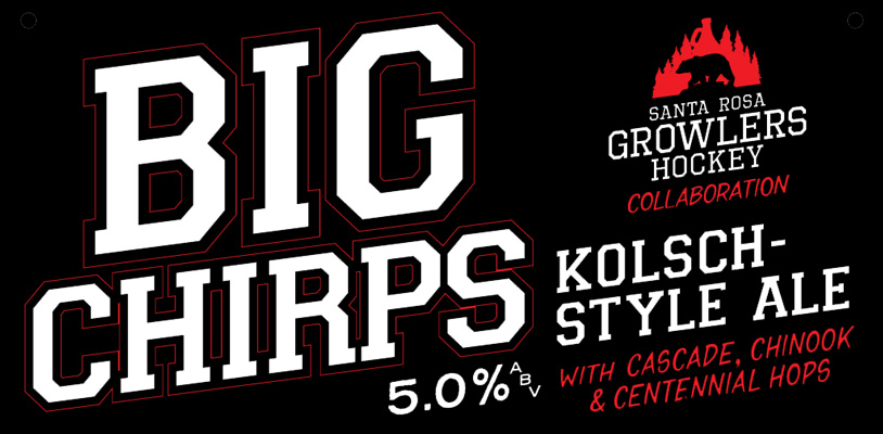 Big Chirps, Lager/Kolsch/Blonde- ABV5%